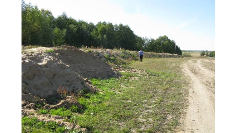 Проведение рейдового осмотра земельного участка в Вурнарском районе Чувашской Республики