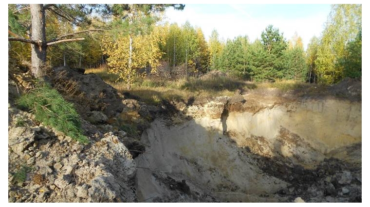 Выявлен несанкционированный карьер в Сурском районе Ульяновской области